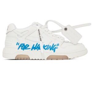 Off-White White & Blue Out Of Office Sneakers